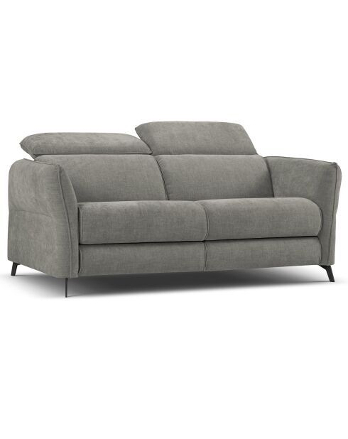 Canapé Hubble 2 Places gris - 103x176x76 cm