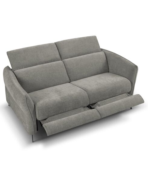 Canapé Hubble 2 Places gris - 103x176x76 cm