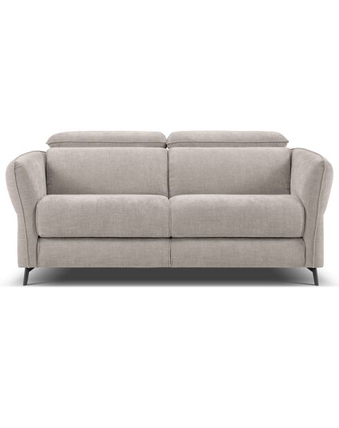 Canapé Hubble 2 Places gris clair - 103x176x76 cm