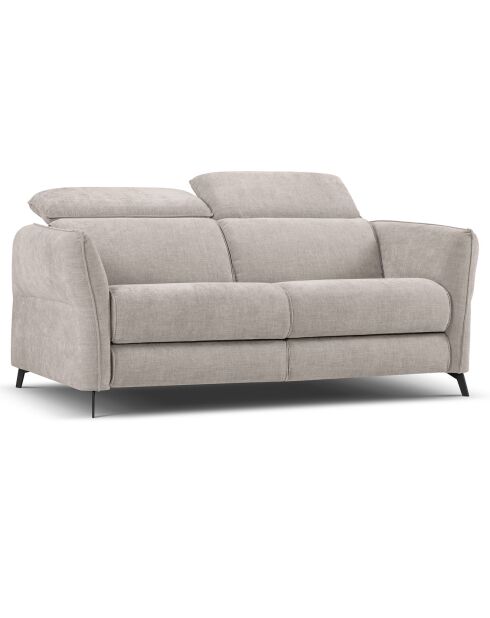 Canapé Hubble 2 Places gris clair - 103x176x76 cm
