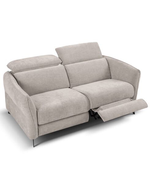 Canapé Hubble 2 Places gris clair - 103x176x76 cm