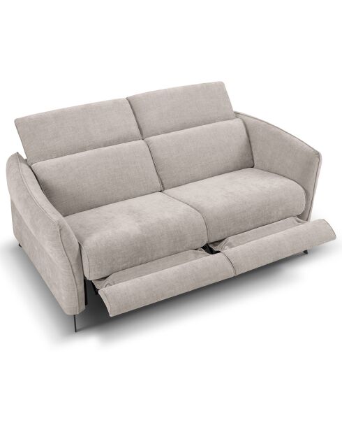 Canapé Hubble 2 Places gris clair - 103x176x76 cm