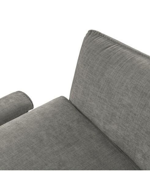 Canapé Hubble 2 Places gris - 103x176x76 cm