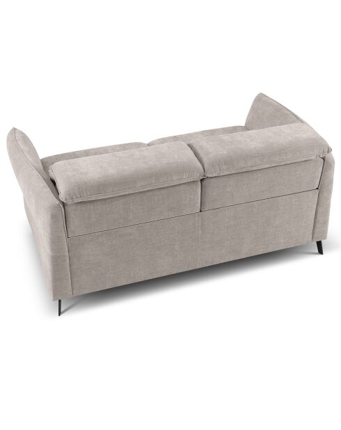 Canapé Hubble 2 Places gris clair - 103x176x76 cm