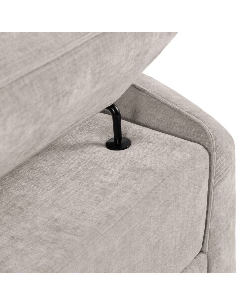 Canapé Hubble 2 Places gris clair - 103x176x76 cm