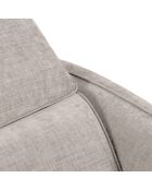 Canapé Hubble 2 Places gris clair - 103x176x76 cm