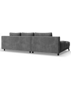 Canapé d'angle Droit Convertible avec Coffre Cirrus 5 Places gris - 290x182x90 cm