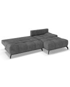 Canapé d'angle Droit Convertible avec Coffre Cirrus 5 Places gris - 290x182x90 cm