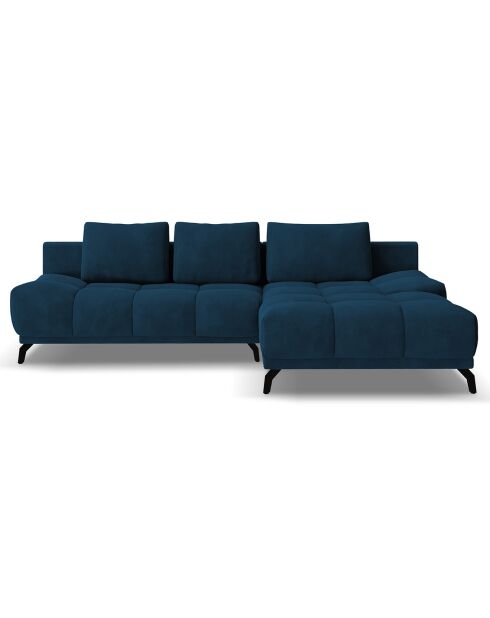 Canapé d'angle Droit Convertible avec Coffre Cirrus 5 Places bleu roi - 290x182x90 cm