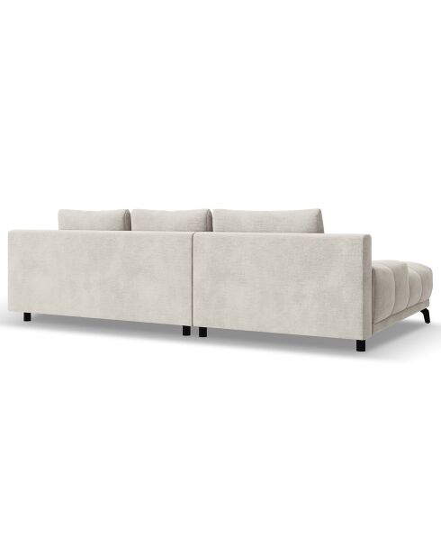 Canapé d'angle Droit Convertible avec Coffre Cirrus 5 Places beige clair - 290x182x90 cm
