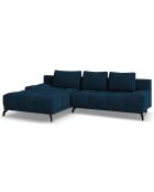 Canapé d'angle Gauche Convertible avec Coffre Cirrus 5 Places bleu roi - 290x182x90 cm