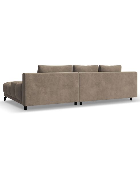 Canapé d'angle Gauche Convertible avec Coffre Cirrus 5 Places cappuccino - 290x182x90 cm