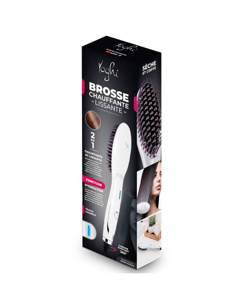 Brosse Lissante Chauffante grise - 10x10x10 cm