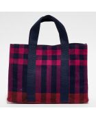 Petit Sac Cabas 100% Laine Maud fuchsia - 33x24x12 cm