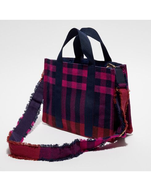 Petit Sac Cabas 100% Laine Maud fuchsia - 33x24x12 cm