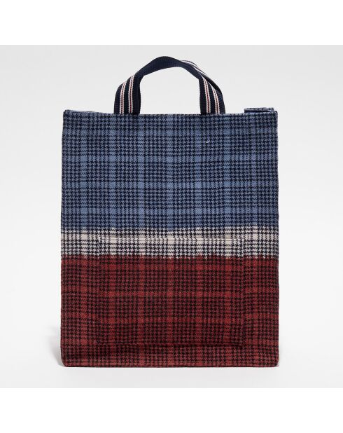Sac Cabas 100% Laine Idyle Opaline jean - 36x30x14 cm