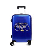 Valise Cabine extensible 4 roues doubles Yna 55 cm bleu marine