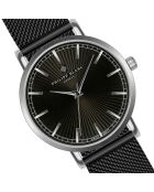Montre Mixte en Acier Vernier noire