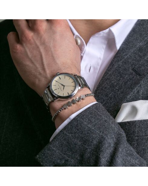 Montre Mixte en Acier Zurich argentée