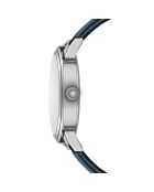 Montre Mixte en Cuir Zurich bleue