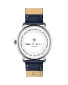 Montre Mixte en Cuir Zurich bleue