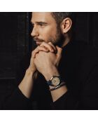 Montre Mixte en Cuir Zurich bleue