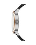 Montre Mixte en Acier Zurich noire