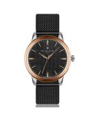 Montre Mixte en Acier Zurich noire