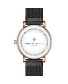 Bern horloge van zwart gemengd staal