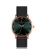 Bern horloge van zwart gemengd staal