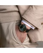 Bern horloge van zwart gemengd staal