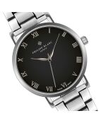 Zilverkleurig Bern horloge van gemengd staal