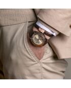 Montre Homme en Cuir Avenches marron