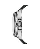 Montre Homme en Cuir Avenches noire