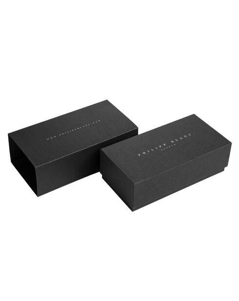 Montre Homme en Cuir Avenches noire