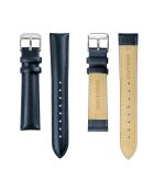 Avenches Herrenuhr aus blauem Leder