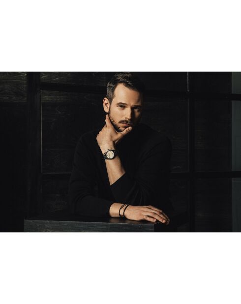 Montre Mixte en Acier Geneva argentée