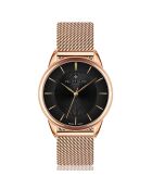 Montre Femme en Acier Montreux rose doré