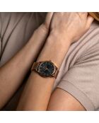 Montre Femme en Acier Montreux rose doré