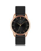 Montre Femme en Acier Montreux noire