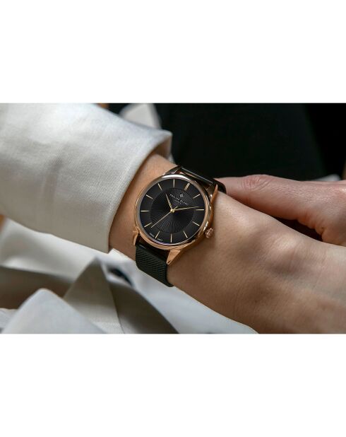 Montre Femme en Acier Montreux noire