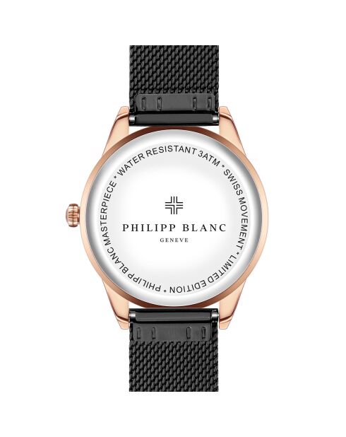 Montre Femme en Acier Montreux noire