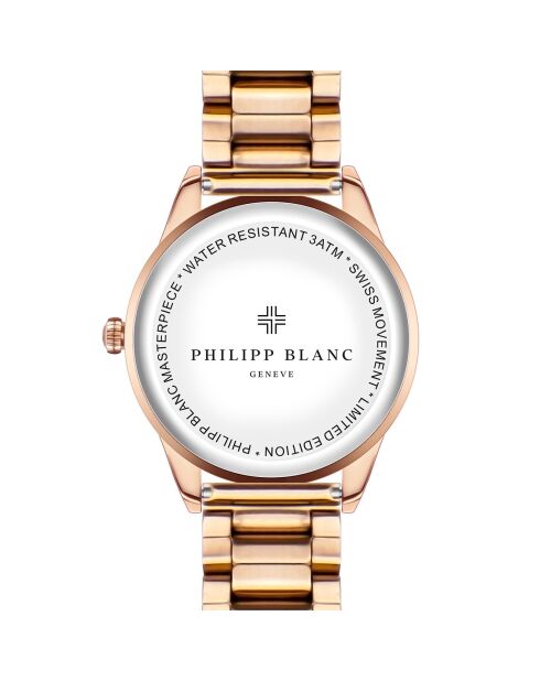 Montre Femme en Acier Montreux rose doré