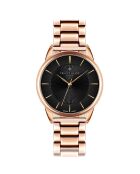 Montre Femme en Acier Montreux rose doré