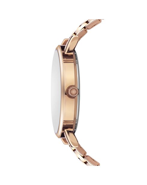 Montre Femme en Acier Montreux rose doré