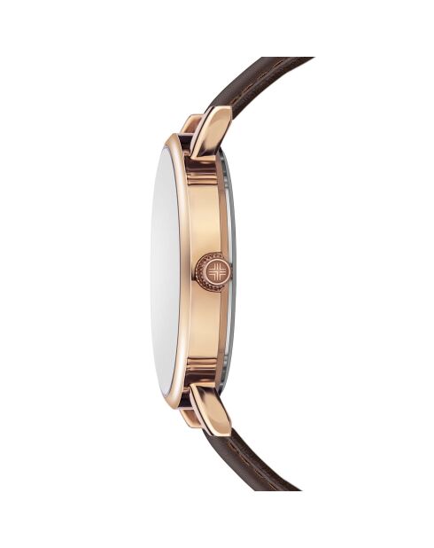 Montre Femme en Cuir Montreux marron