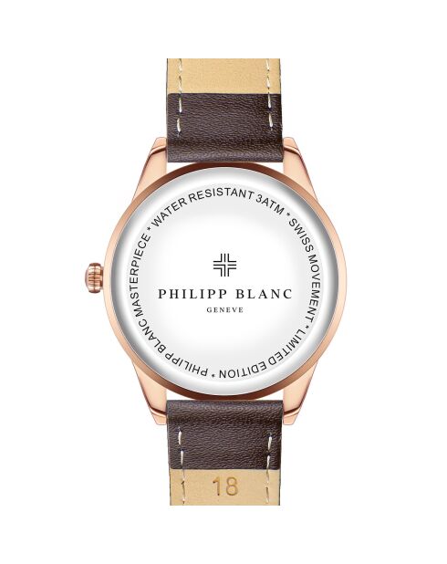 Montre Femme en Cuir Montreux marron