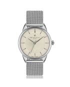 Zilverkleurig Montreux zilverstalen dameshorloge