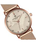 Montre Femme en Acier Lucerne rose doré