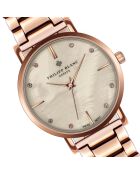 Lucerne Roségold Edelstahluhr für Damen